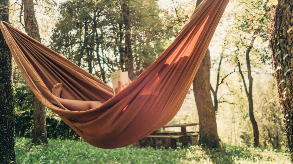 Woman resting and learning how to keep the sabbath day holy